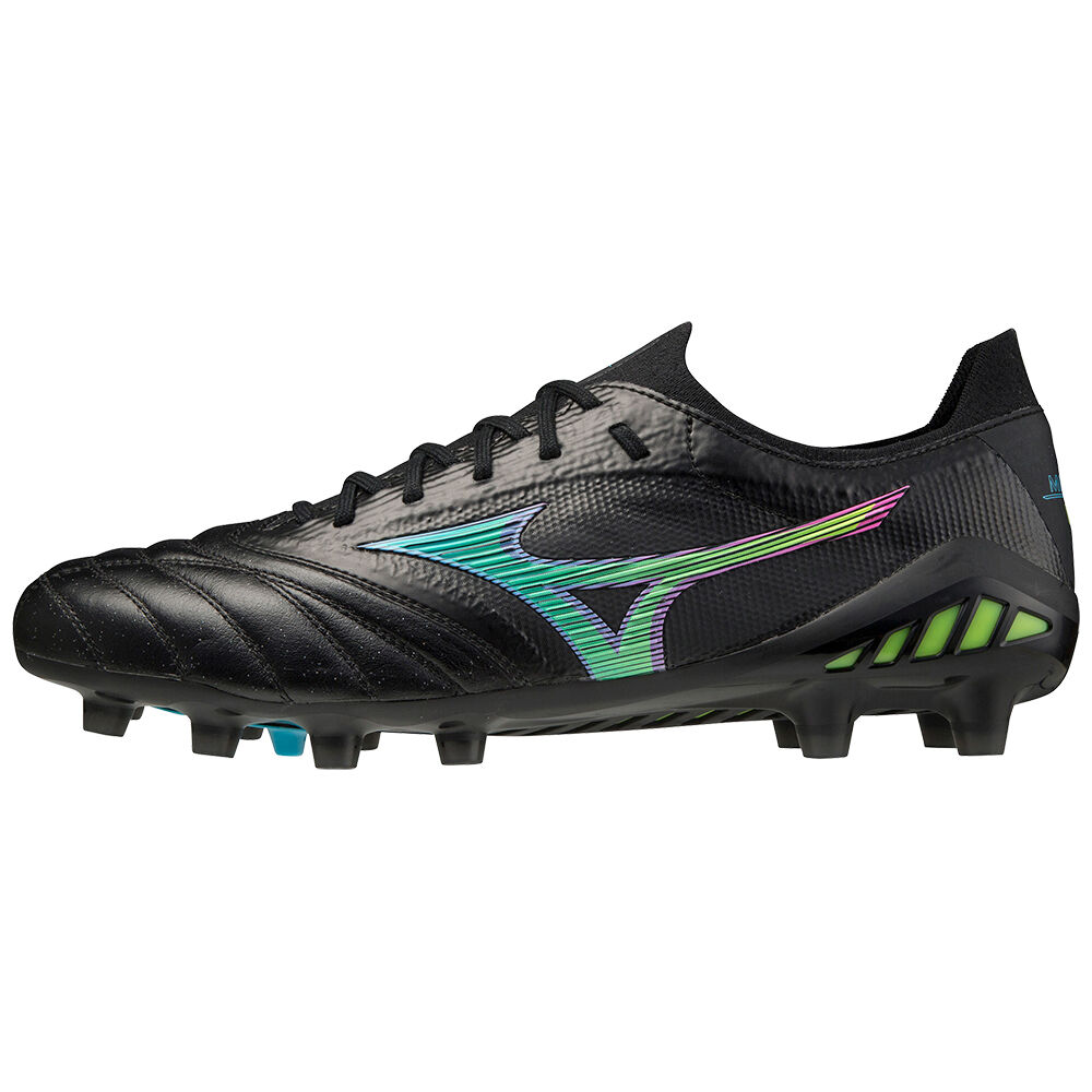 Mizuno Morelia Neo III Beta Japan - Erkek Krampon - Siyah/Mavi Turkuaz Türkiye (XIDLRS-587)